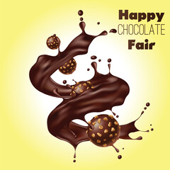Vector illustration of a chocolate bar