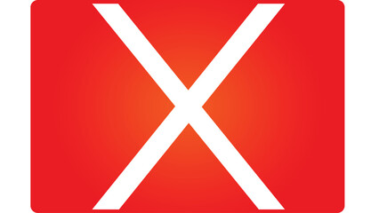 red cross mark
