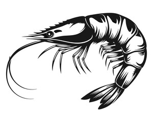 Fototapeta premium Artistic rendering of a substantial hand sketched crustacean presented against a clean pale backdrop evoking a natural and organic feel for design projects