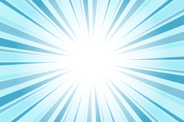 Obraz premium Maximum Blue Abstract Blue Sunburst Background. Blue background with Glowing Sunburst and Dynamic Light Rays.