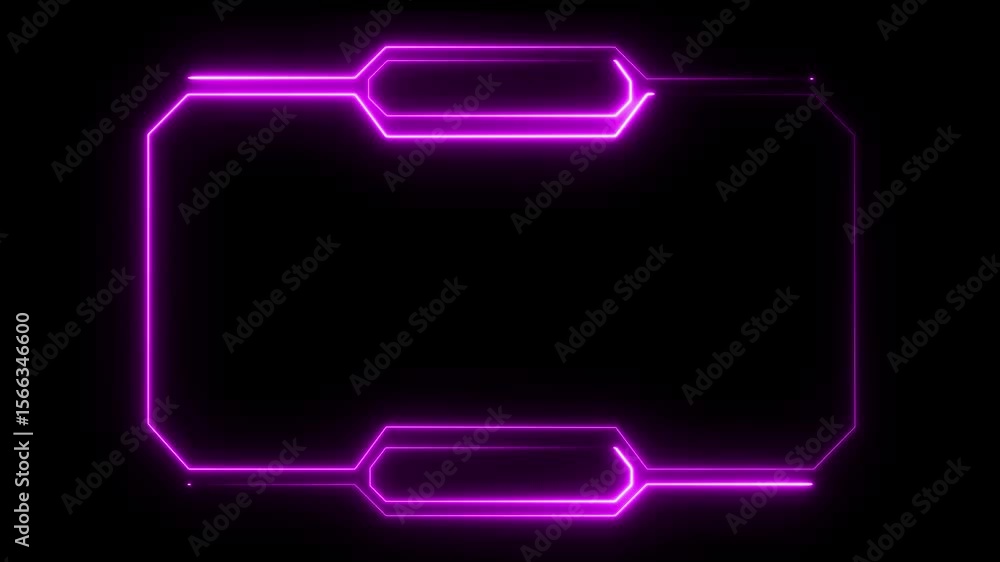 Aufkleber futuristic hud interface screen design. sci-fi virtual reality technology view display. abstract dig