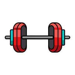 dumbbell isolated on white