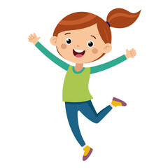 boy jumping in the air