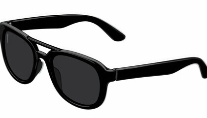 Available in transparent PNG
Black sunglasses illustration on a white backdrop, contemporary vintage styles, stylish eyewear shapes, sunglasses vector collection, ideal for fashion designs, icons, and