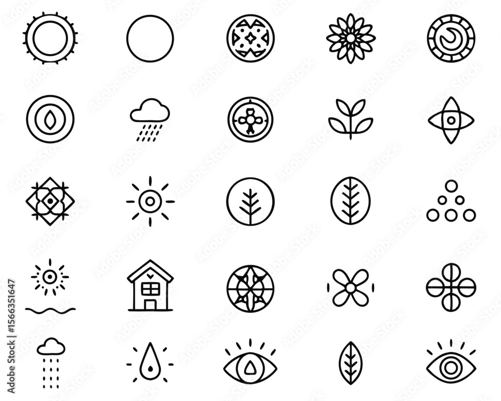 Poster comprehensive collection of letter o graphic emblems and symbols perfect for branding and digital ap