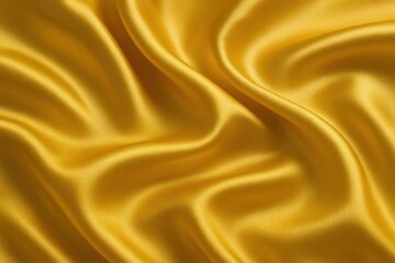 Obraz premium A luxurious golden fabric drapes gracefully, embodying opulence and elegance