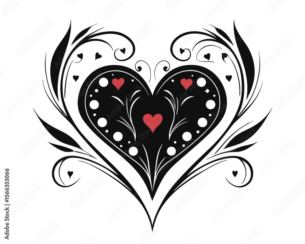 Poster artistic graphic design featuring a bold declaration of affection rendered in a striking palette of 