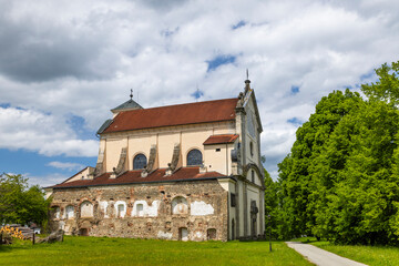 Historic Church Building in Nova Bystrice, Czechia