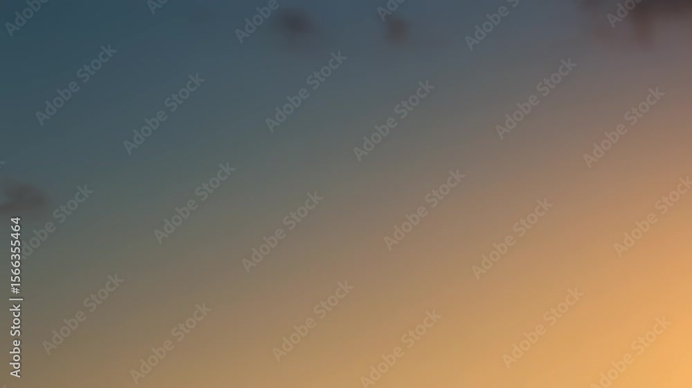 Poster sunset sky with abstract clouds and colorful gradient tones