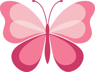 Minimalist Butterfly Logo with Soft Gradient Colors