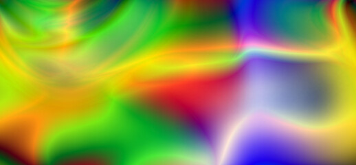 Vibrant Rainbow Swirl Abstract Background:  Fluid, Energetic, and Colorful Gradient Texture