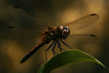 A Dusky Dragonfly at Rest