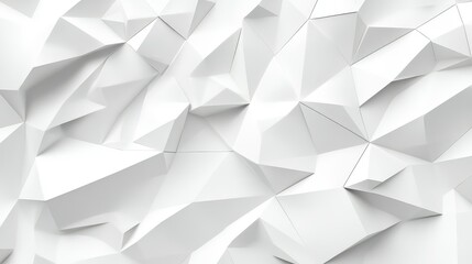 Obraz premium style white polygon