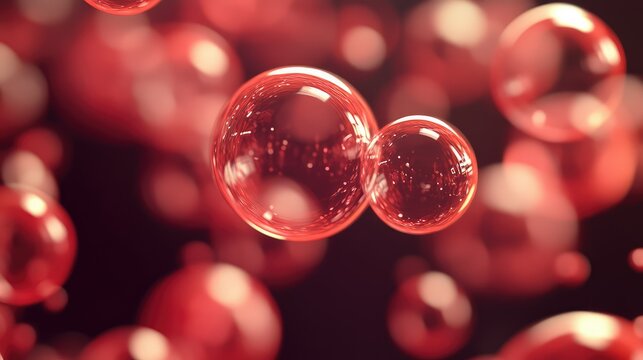 style red bubbles