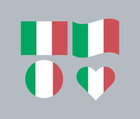  The official flag of Italy showcasing three vertical stripes in green, white, and red. A classic symbol of Italian unity, heritage, culture, and national pride.