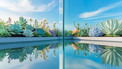 Sky Garden Reflection