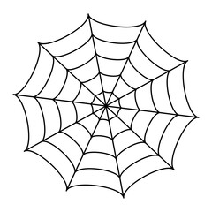 Spider web clipart.Cobweb, Halloween icon.