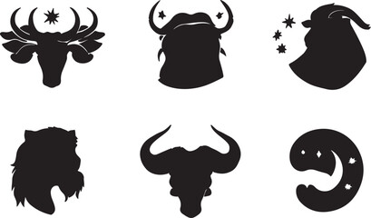 Fantasy Creature Silhouette Collection