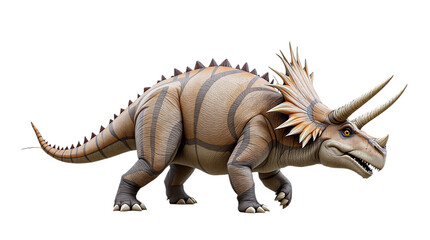 Fototapeta premium Tyrannosaurus rex dinosaur 3D render isolated on white background