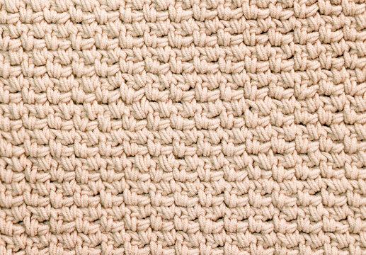 beige texture large knit. Warm yarn background