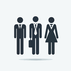 vector image of people symbol icon
