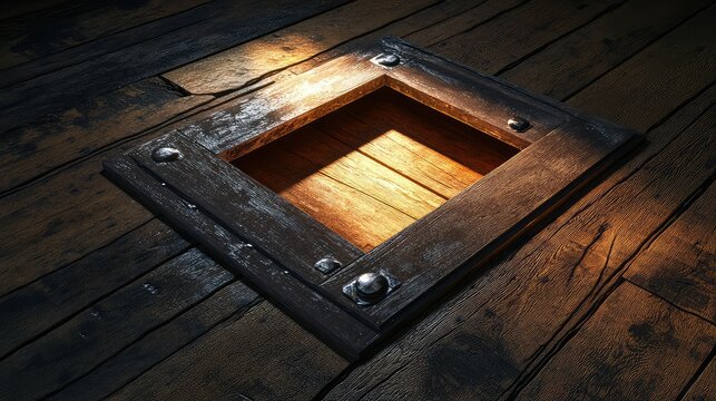 photorealistic trap door