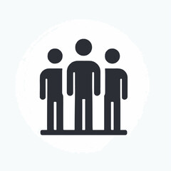 vector image of people symbol icon
