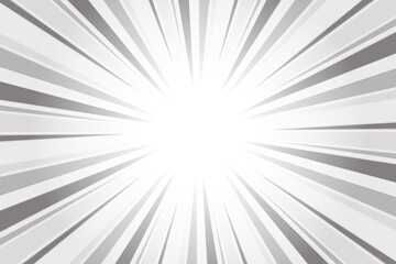 Obraz premium Classic pewter gray sunburst background. Abstract sun light rays background. Comic ray backdrop.