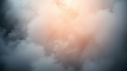 Fototapeta premium Soft glowing light creating a warm and ethereal atmosphere with a gentle illumination.