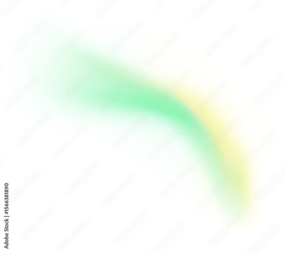 Poster Abstract background, yellow green glowing grainy gradient shape transparent background, banner poster header design, noise texture effect
