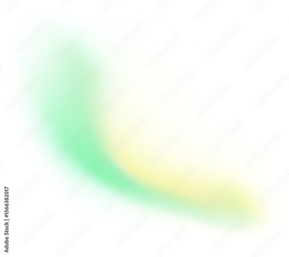 Poster Abstract background, yellow green glowing grainy gradient shape transparent background, banner poster header design, noise texture effect