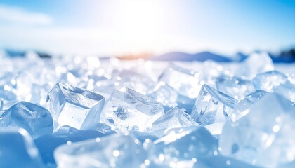 涼しいさを感じるとろける氷