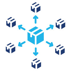 Obraz premium Distribution Icon