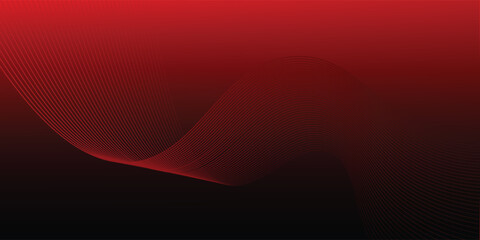 Red glowing neon wireframe background. Shining diagonal checkered grid planes in perspective. Retro futuristic depth wallpaper