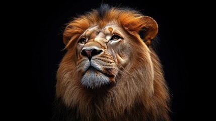 Fototapeta premium portrait of a male lion