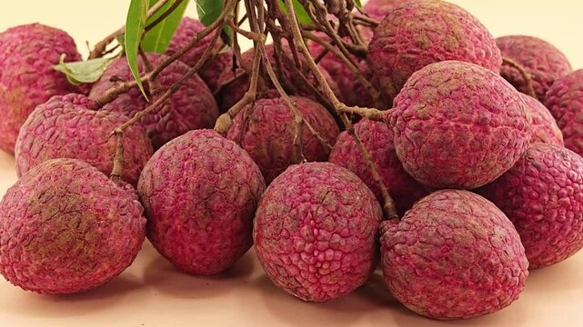 Pile of Lychee.
