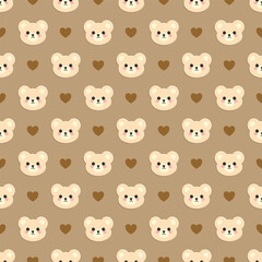 Fototapeta premium seamless pattern with teddy bears