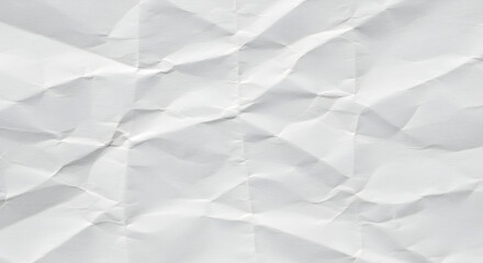 Obraz premium Delicately Crumpled White Paper Exhibiting Texture and Depth