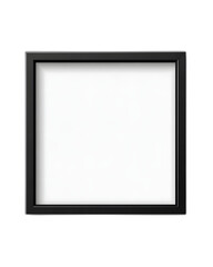 Black Framed White Canvas Blank Display Object
