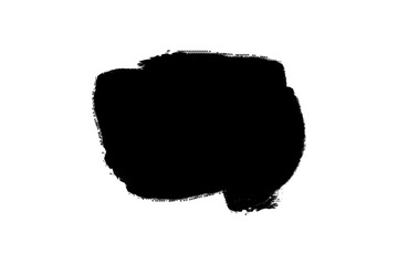 Grunge brush Stroke, hand drawn black sticker or brush stroke transparent png