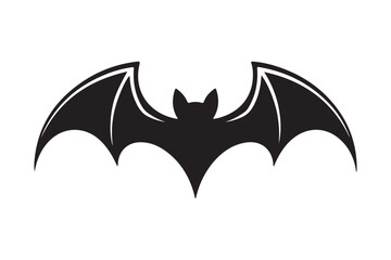 Flying Bat Silhouette Vector Set