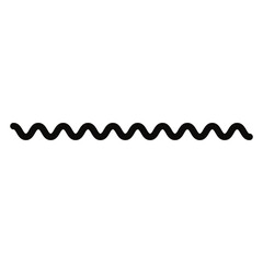  Wavy horizontal lines. Vector border design element. wavy zigzag lines. Vector zigzag lines and waves, wavy pattern. Black curved lines pattern in abstract style. Vector illustration