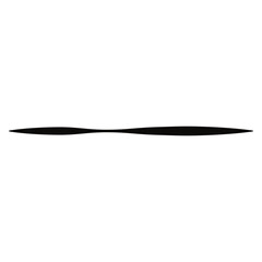 Straight line vector. black stripe pointed Vectors