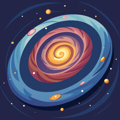 spiral-galaxy-made-from-simple-shapes