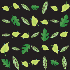 Seamless Florar Pattern. Abstract Floral Background Design with Artistic Botanical Elements