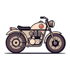 Obraz premium red motorcycle vector icon isolated on white background