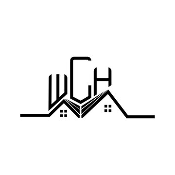 WLH Real State logo design, WLH simple and modern logo. WLH luxurious alphabet design