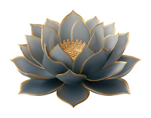 Graceful lotus flower blooming serene nature digital artistic viewpoint