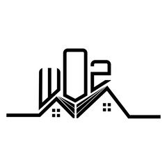 WOZ Real State logo design, WOZ simple and modern logo. WOZ luxurious alphabet design © MdAminul