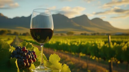 landscape south africa wine